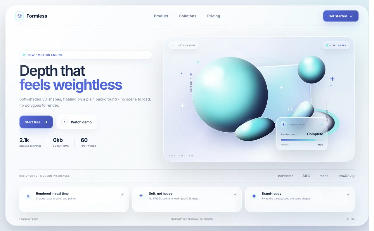 Lightweight 3D